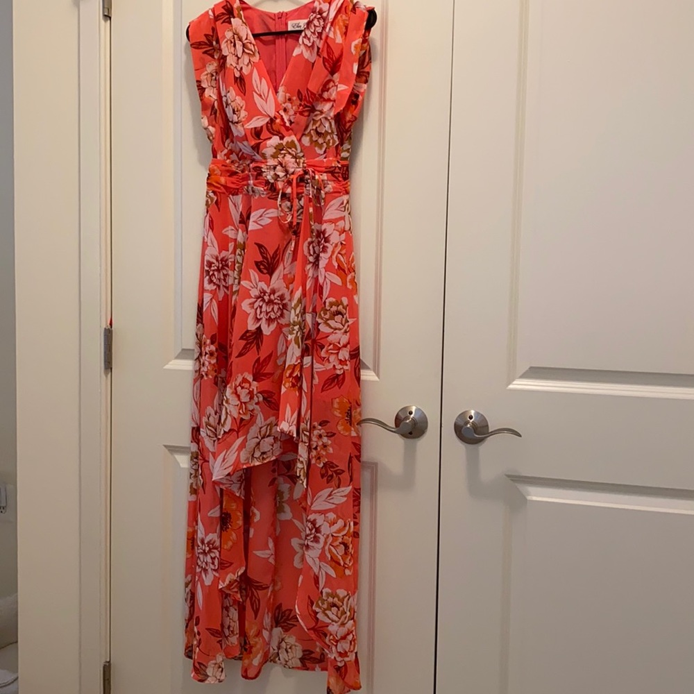 Eliza J Flora High Low Dress